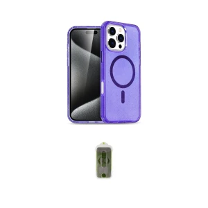 ieg™ iPhone 16 Pro Max Kılıf Nova Asil Prime - Siyah Joko Magic 5D Hayalet Cam