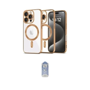 ieg™ iPhone 16 Pro Max Kılıf Nova Işık Özel Seri - Siyah Joko Magic 5D Cam