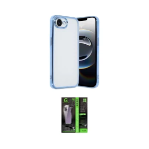 ieg™ iPhone 16E Kılıf Vadi Minimal - Şeffaf 360 Full Body Arka Koruyucu