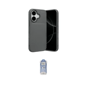 ieg™ iPhone 17 Kılıf Eksen Form Prime - Siyah Joko Magic 5D Cam