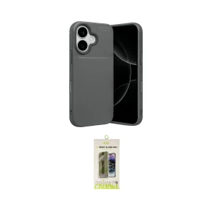 ieg™ iPhone 17 Kılıf Eksen Form Prime - Siyah Joko Magic 5D Hayalet Cam