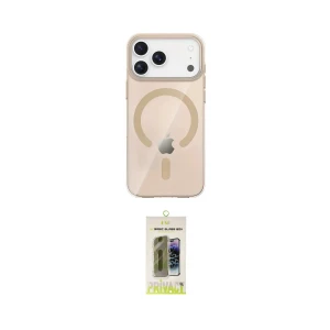 ieg™ iPhone 17 Pro Kılıf Pusula Form Özel Seri - Siyah Joko Magic 5D Hayalet Cam