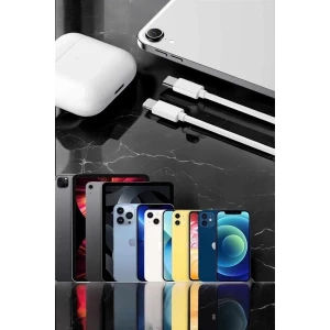 ieg™ Iphone Uyumlu İOS Uyumlu Lightning Hızlı Şarj Tye C Lightning Şarj Kablosu