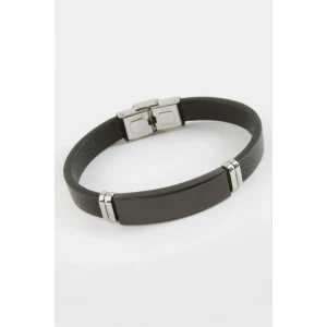 ieg™ İsim Yazılabilir Deri Çelik Bileklik