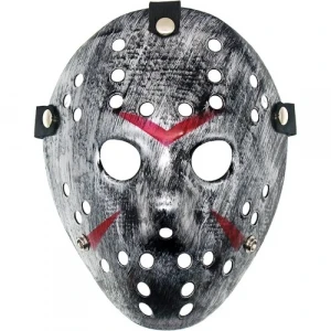 ieg ™ Jason Maskesi Hannibal Maskesi Metal Gümüş Renk 20x25 cm