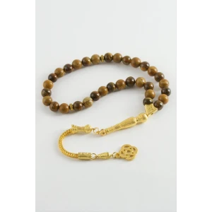 ieg™ Jasper Kaplangözü Doğaltaş Tesbih 8 mm