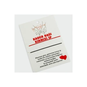 ieg™ Kader Bağı Kırmızı İp Bileklik