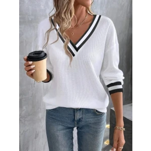 ieg™ Kadın Uzun Kollu V Yakalı Waffle Bluz