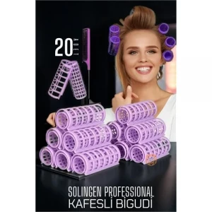 retroieg™ Kafes Gece Bigudisi 2.5 cm 20 Adet Solingen Professional