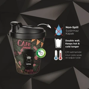 ieg™ Kahve Bardağı - Termoslu 400ml - 13,5 Oz
