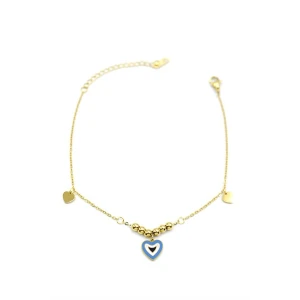 İEG Kalp Halhal - Altın