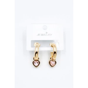 ieg™ Kalp Halka Küpe - Pembe