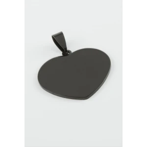 ieg™ Kalp İsim Yazılabilir Çelik Kolye Ucu 2,5 cm