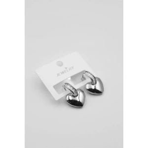 İEG Kalp Küpe - Gümüş