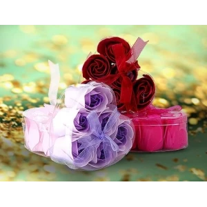 ieg™ Kalp Kutulu Gül Şeklinde Sabun