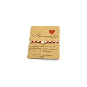 ieg™ Kalp Marteniçka Bileklik - Kırmızı