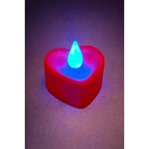 ieg™ Kalp Şekilli Işıklı Mum 4 cm