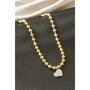 ieg™ Kalp Top Zincir Çelik Kolye