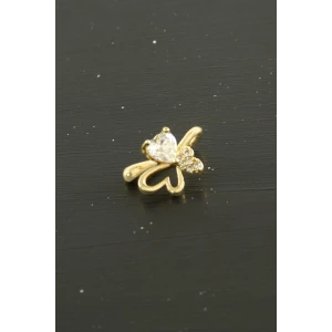 ieg™ Kalp Tragus Zirkon Taşlı Piercing 1 Adet