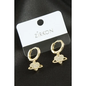 ieg™ Kalp Zirkon Taşlı Küpe