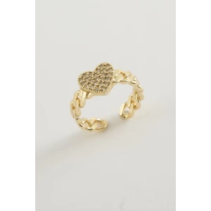 ieg™ Kalp Zirkon Taşlı Yüzük