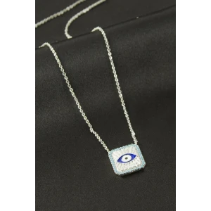 ieg™ Kare Göz Zirkon Taşlı Kolye