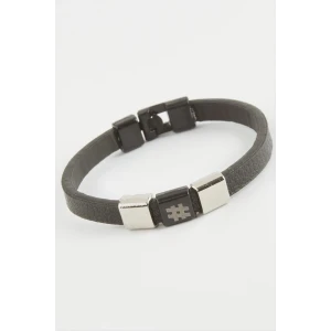 ieg™ Kare Kaliteli Suni Deri Bileklik