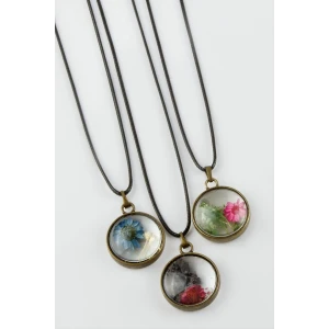 ieg™ Karışık Renkli Çiçek Canlı Kolye