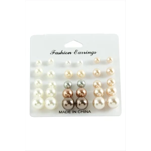 ieg™ Kartlı İnci Küpe 30 Adet