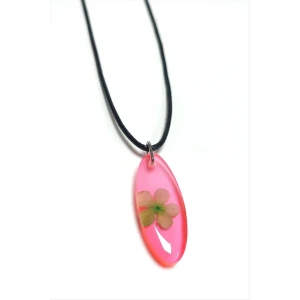 ieg™ Kartopu Çiçeği Oval Epoksi Kolye