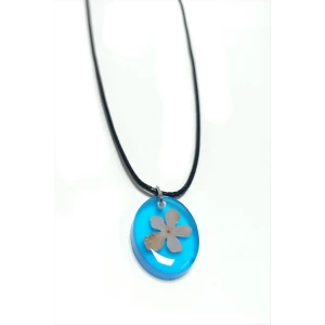 ieg™ Kartopu Çiçeği Oval Epoksi Kolye