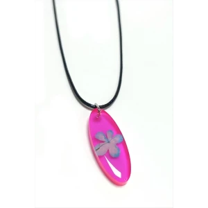 ieg™ Kartopu Çiçeği Oval Epoksi Kolye