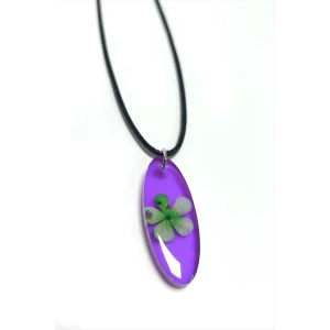 ieg™ Kartopu Çiçeği Oval Epoksi Kolye