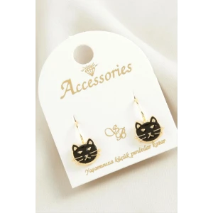 ieg™ Kedi Mineli Klipsi Küpe