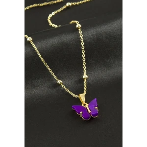 ieg™ Kelebek Figürlü Polyester Kolye