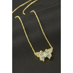 ieg™ Kelebek Zirkon Taşlı Kolye
