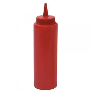 ieg™ Ketçap Şişesi - 1000ml Dev Boy Kırmızı