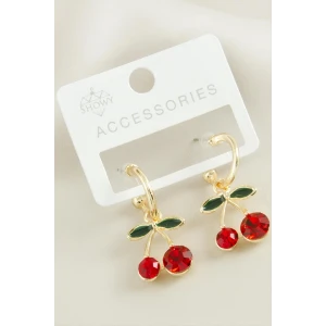 ieg™ Kiraz Taşlı Küpe