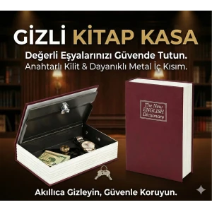 ieg™ Kitap Görünümlü Gizli Kasa