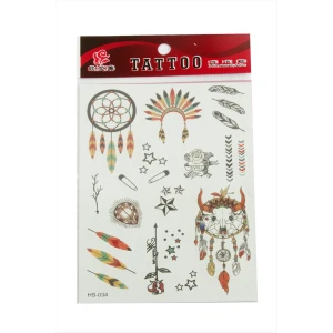 ieg™ Kızılderili Tattoo Dövme Sticker