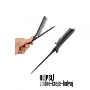 Klipsli Krepe Ombre Balyaj Tarağı Solingen 720499