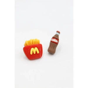 İEG Kola Hamur Küpe - ÇOK RENKLİ