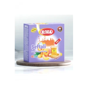İEG® Koza Tek İçimlik Şeftali Aromalı Toz İçecek 50li