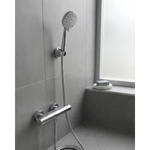 ieg™ Krem Duş Başlığı Seti 4 Kademeli El Duşu Spiral Hortumlu Banyo Seti