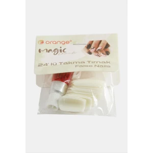 ieg™ Krem Renkli Kartela Takma Tırnak 24 Adet