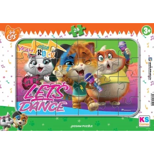 ieg™ Ks Games 24 Parça Cats  Frame Puzzle