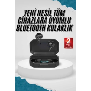 ieg™ Kulak İçi Bluetooth Kulaklık Rgb Işıklı Çift Mikrofonlu iOS/Android Uyumlu BT 5.2