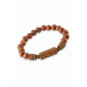 ieg™ Kuru Kafa Bambu Ahşap Bileklik 8 mm