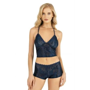 ieg™ Lacivert Saten Şort Takımı 9222