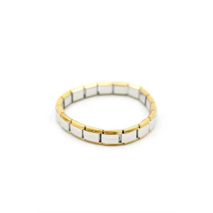 ieg™ Lastikli Çelik Bilezik - Gümüş